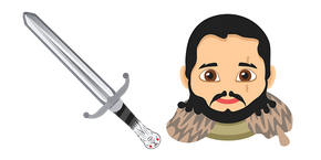 Курсор Game of Thrones Jon Snow Longclaw Sword