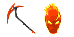 Fortnite Inferno Skin Pickaxe Cursor