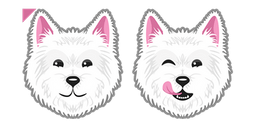 Cute Westie Dog Cursor
