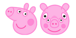 Peppa Pig Front View Cursor