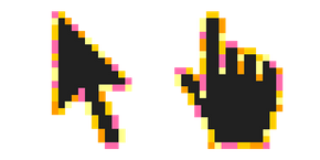 Beach Sunset Pixel Cursor