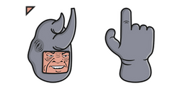 Me and the Boys Rhino Cursor