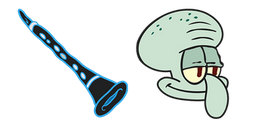 SpongeBob Squidward Clarinet Cursor