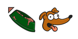 The Simpsons Santas Little Helper Dog Cursor