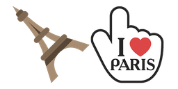 Paris Eiffel Tower Cursor
