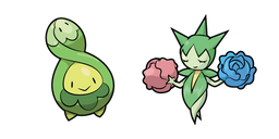 Pokemon Budew and Roselia Cursor