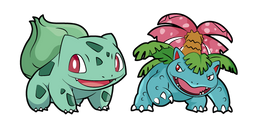 Pokemon Bulbasaur and Venusaur Cursor