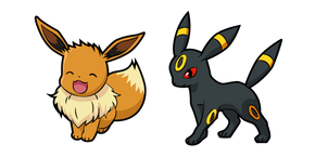 Pokemon Eevee and Umbreon Cursor