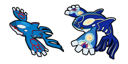 Pokemon Kyogre and Primal Kyogre Cursor