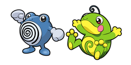 Pokemon Poliwhirl and Politoed Cursor