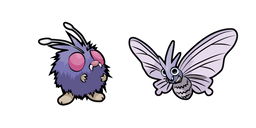 Pokemon Venonat and Venomoth Cursor