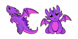 Purple Baby Dragon Cursor