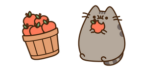 Pusheen and Apples Cursor
