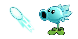 Plants vs. Zombies Snow Peashooter Cursor