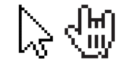 Rock Hand Cursor