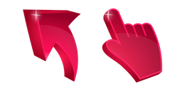 Ruby Red 3D Cursor