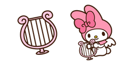 My Melody and Harp Cursor