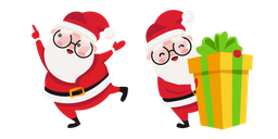 Christmas Santa and Present Cursor