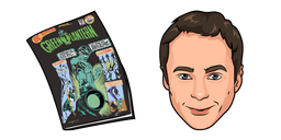 The Big Bang Theory Sheldon Cooper and Comic Cursor
