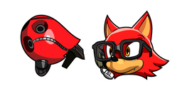 Sonic Avatar the Wolf and Burst Wispon Cursor