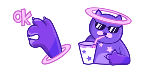 Cute Space Cat Cool Cursor