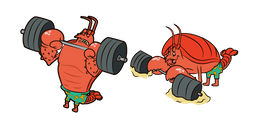 SpongeBob Larry the Lobster Observe Meme Cursor