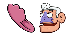 SpongeBob Mermaid Man Pink Slipper Cursor