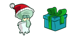 Squidward Santa Cursor