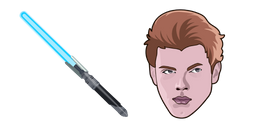 Star Wars Jedi Fallen Order Cal Kestis and Blue Lightsaber Cursor