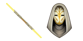 Курсор Star Wars Jedi Temple Guard and Yellow Lightsaber