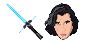Star Wars Kylo Ren Blue Lightsaber cursor