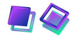 3D Abstract Square Cursor