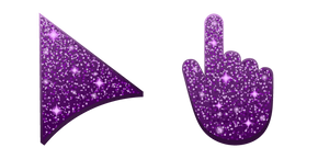 Dark Purple Glitter Cursor
