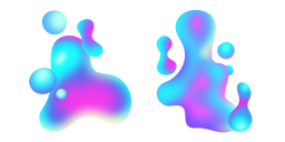 Blue-Purple Fluid Cursor