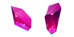 Magenta Crystal Cursor
