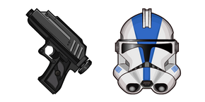 Курсор Star Wars Clone Trooper 501st Legion DC-17 Hand Blaster