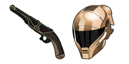 Star Wars Zorii Bliss E-851 Blaster Pistol Cursor