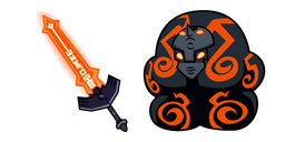Steven Universe Obsidian Greatsword Cursor