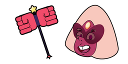 Steven Universe Sardonyx and War Hammer Cursor