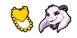 Undertale Asriel Dreemurr God of Hyperdeath Cursor