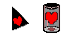 Undertale Determination Soul Cursor