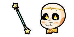 Курсор Undertale Дрим!Санс и Посох