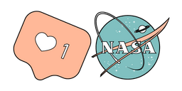VSCO Girls Like and NASA Cursor
