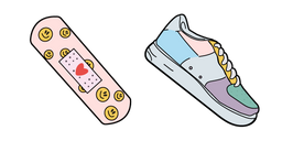 VSCO Girl Medicine Patch and Sneakers Cursor