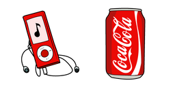 VSCO Girl iPod and Coke Cursor