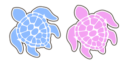 VSCO Girl Save the Turtles Cursor