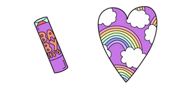 VSCO Girl Baby Lips Lipstick and Heart Cursor