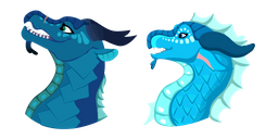 Wings of Fire Riptide and Princess Tsunami Cursor